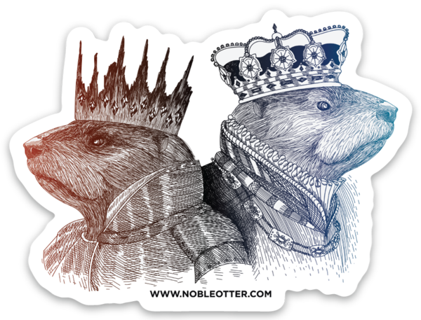 Two Kings Sticker